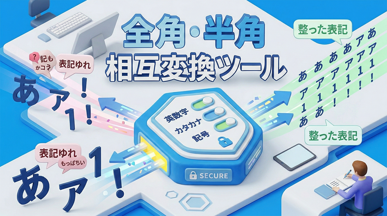 全角・半角 相互変換ツール